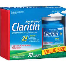 Claritin 24 Hour Non Drowsy Allergy Relief Tablets 10 Mg 70 Ct Walmart Com Claritin Allergy Tablets Allergy Medicine