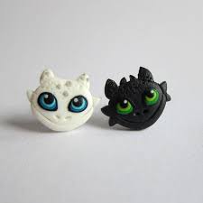 How To Train Your Dragon Gift Of The Night Fury 123movies How To Train Your Dragon Earrings Toothless Earrings Night Polymer Clay Earrings Clay Earrings Dragon Earrings