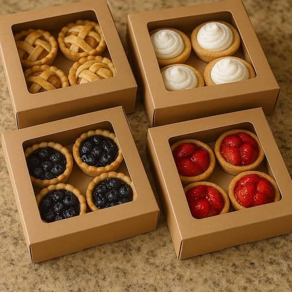 Premium 4-Piece bakery & Dessert Packaging Boxes product image