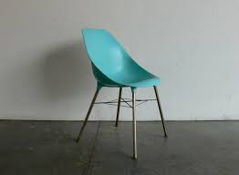 Retro Plastic Chair Vintage Chairs Eames Fiberglass Chair Turquoise Chair