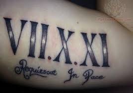 Each individual has that one number 7. 70 Roman Tattoos Ideas Best Designs Canadian Tattoos