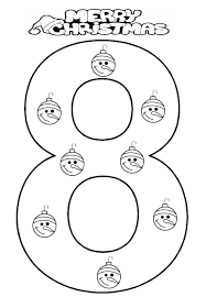 Here's a set of printable alphabet letters coloring pages for you to download and color. Christmas Number Coloring Page For Kids Crafts And Worksheets For Preschool Toddler And Kindergarten
