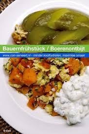 Bauernfruhstuck Met Remouladesaus Rezept Bauernfruhstuck Vegetarisch Fruhstuck