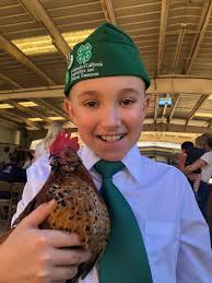 Well we tried a few new things!!! We entered eggs into the judging and got  second place!! Joseph did junior showmanship for the first time, he didn't  place but learned a lot!!!