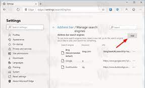 Jan 22, 2021 · to change your default search engine in microsoft edge chromium, first copy+paste edge://settings/search into the address bar and hit enter. Change Search Engine In Microsoft Edge Chromium