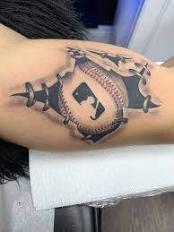 Baseball Tattoo | Baseball tattoos, Sleeve tattoos, Tattoos for guys