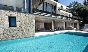 Bayview Villa In Cote D Azur France Homeadore French Villa Villa Design Pool Houses