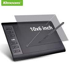 You have to choose the size according to your need. 10moons 10x6 Inch Graphic Drawing Tablet 8192 Levels Digital Tablet No Need Charge Pen Drawing Tablet Digital Tabletgraphic Tablet Aliexpress