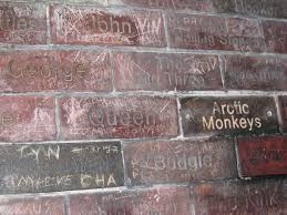 The Wall Of The Cavern Club Liverpool England Strategically Taken By Me To Capture My Favorite Bands Bricks Liverpool Photo Wall Board