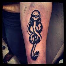 Harry Potter Lord Voldemort Tattoo Snake And Skull Tattoos Snake And Skull Lord Voldemort Tattoo