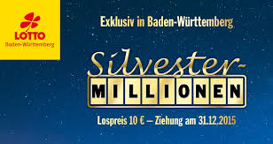 Werde wie jedes jahr silvester traditionell mit der familie verbringen. Lotterie Silvester Millionen Startet In Baden Wurttemberg Presseportal
