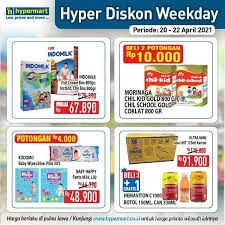 Below are 49 working coupons for katalog promo hypermart from reliable websites that we have updated for users to get maximum savings. Terbaru Promo Hypermart Weekday 20 22 April 2021 Hyper Diskon