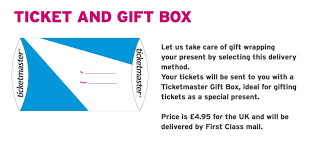Drax project & mitch james. Ticketmaster Co Uk Express Ticket And Gift Box