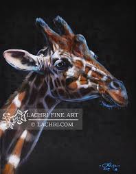 How to draw a giraffe with colored pencil. Giraffe Oil Over Acrylic Painting Demonstration Lachri Fine Art