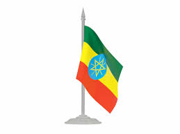 Find images of ethiopia flag. Flag With Flagpole Illustration Of Flag Of Ethiopia