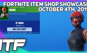 Discover recipes, home ideas, style inspiration and other ideas to try. Fortnite Item Shop New Manic Skin October 4th 2019 Cute766