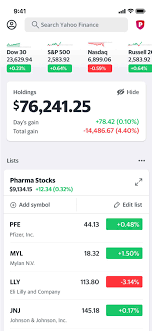 Hi, there you can download apk file stock alert for android free, apk file version is 2.1.19 to download to your android device just click. Yahoo Finance App Yahoo Mobile