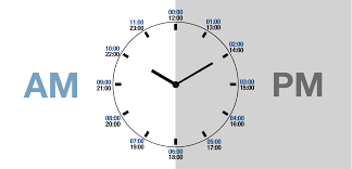 Anyway, convention has it that 12 midnight is called 12 am , which comes after 11:59:59 pm , and thus the day starts with am. Military Time How It Works