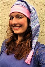 SLEEPING CAP COTTON Night Hat Adult Size Medium Only