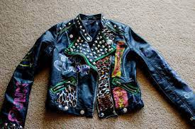 More ideas for you pinterest. Diy New 80s Punk Jacket How To Decorate A Leather Jacket Embellishing On Cut Out Keep