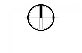 Round Hatching North Direction Symbol Detail Dwg File In 2021 Infographic Inspiration Architecture Model Round Mirror Bathroom