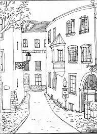 Vida Simples Cidade Dos Sonhos Desenhos Para Colorir Adultos Desenho De Cidade Cidade Desenho