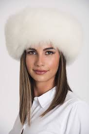Premium Baby Alpaca fur hat Ivory, Ladies women hat made from Natural  Alpaca Skin, cossack hat girls, gift for her