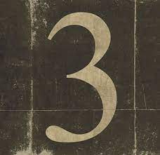 Lucky Number 3 Numbers Typography Cool Numbers Letters And Numbers