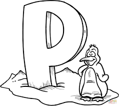 Pin By Moran Brandeis On Abc Lesen Basteln Penguin Coloring Pages Letter A Coloring Pages Penguin Coloring