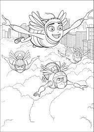 Bee movie coloring pages provided for educational purposes and personal use only. Bee Movie Coloring Pages