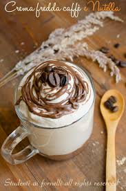 Come fare l'espressino a casa. Crema Fredda Caffe E Nutella Ricetta Espressino Freddo Ricette Crema Fredda Ricette Dolci