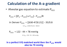 Image result for A-a Gradient