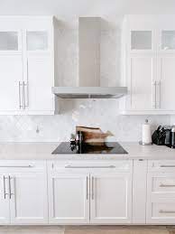 exposed range hood kitchen backsplash designs neutral white design ideas with island bench