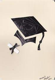 Iris Folded Graduation Cap Iris Folding Pattern Iris Folding Iris Folding Templates