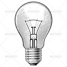 Black And White Light Bulb Drawing Figure Bulbs In 2020 Light Bulb Drawing Lightbulb Tattoo Light Bulb Art