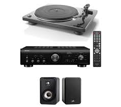 Up to 100 khz frequency response. Denon Pma 800ne Integrated Amplifier Belt Drive Turntable Bookshelf Speakers Bundle Black Black 8k Tv