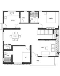 Hundreds of contemporary house plans with bold, geometric shapes and simplistic designs. 1200 Square Feet 2 Bedroom Single Floor Contemporary Style Home At 6 Cent Plot And Plan Home Pictures Low Cost House Plans Budget House Plans 2bhk House Plan