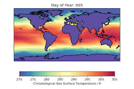 35 year data record charts sea temperature change