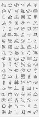 Free Travelling Icon Set On Behance Easy Doodle Art Doodle Art For Beginners Easy Doodles Drawings