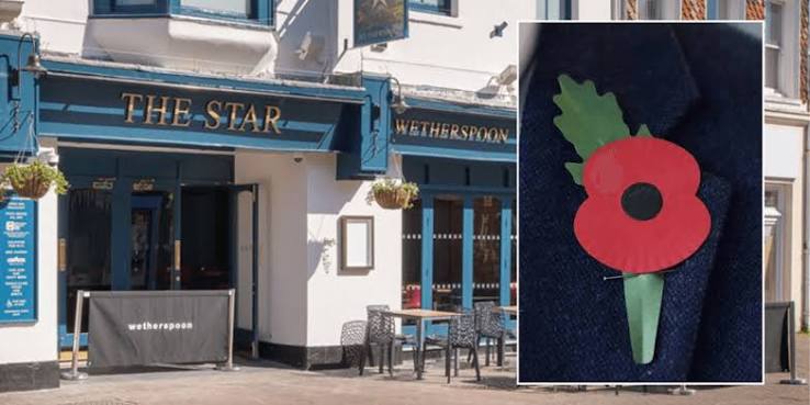 Wetherspoons outrage: Fury as punters BANNED from entering pub for wearing poppies