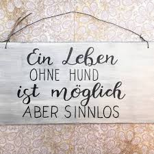 Holzschild Deko Schild Mit Spruch Ein Leben Ohne