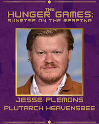 Our first look at Jesse Plemons as Plutarch Heavensbee in the new Hunger  Games movie, after the passing of Philip Seymour Hoffman. Details in  comments.