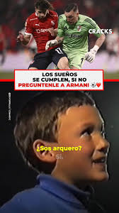 Un pequeño Franco Armani que soñaba con ser titular de River…