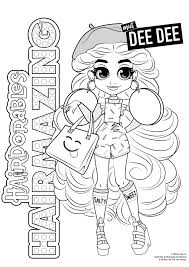 Join in on the fun as i, kimmi the clown, color in my hairdorables coloring & activity book! Hairdorables Hairmazing Coloring Pages Youloveit Com