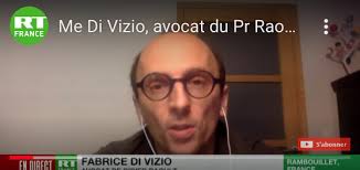 Fabrice di vizio, l'avocat spécialisé dans la santé, défenseur entre autres du pr raoult, visiteur ponctuel des studios de l'émission de cyril hanouna, habitué des plateaux tv où résonne depuis plusieurs mois maintenant sa voix de crécelle devenue légendaire, se lance dans le youtubage. Me Di Vizio Avocat Du Pr Raoult Ne Pas Etre Reconnu Par L Ordre Des Medecins C Est Un Honneur Eurolibertes