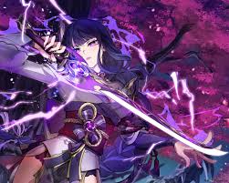 2021) Raiden Shogun (ตัวละคร Electro Polearm) | Genshin Impact 4K  ดาวน์โหลดวอลเปเปอร์