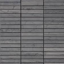Waterfront white pebble 11.125 in. Stackbond Stone Mosaic Tiles