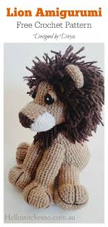 Check out our great variety! Amigurumi Lion Toy Free Crochet Pattern Cool Creativities