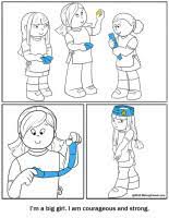 8.5x11, for use as a traditional color… Coloring Page Courageous And Strong Makingfriends