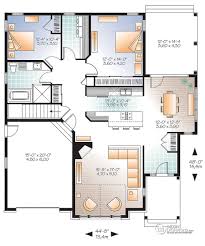 Detail Du Plan De Maison Unifamiliale W3235 V2 Plans De Maison Bungalow Plan Maison Maison Laprise